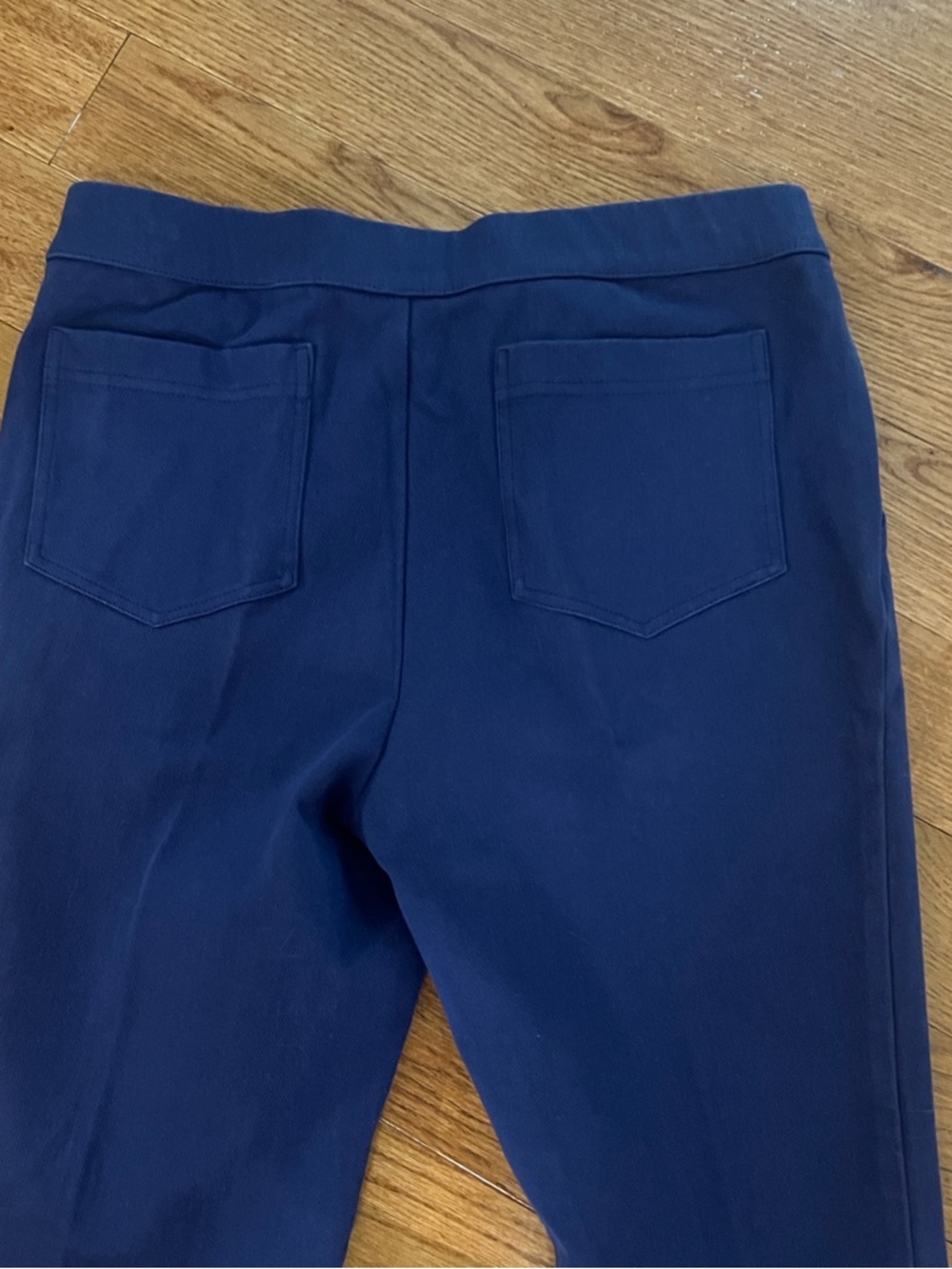 Tori Richard Navy Tailored Ankle Pant Slim Stretch Resort Travel Size 6 Womens - Picture 6 of 10